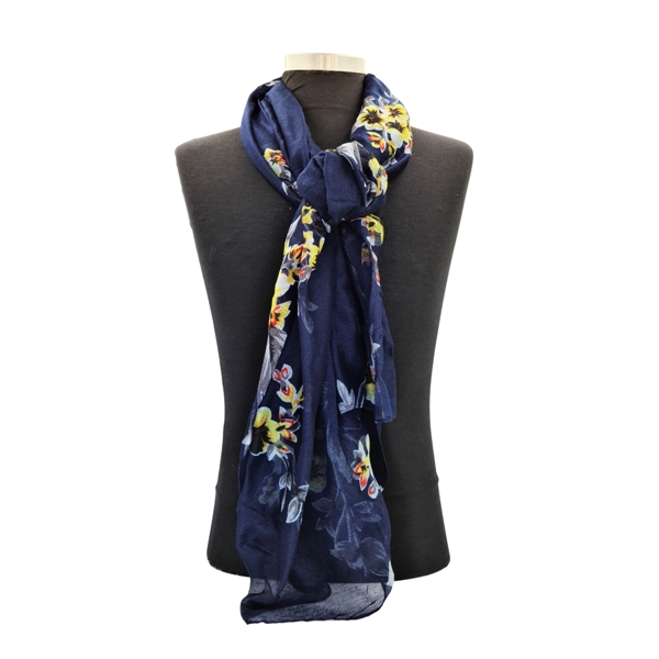 Scarf (Navy & Yellow)