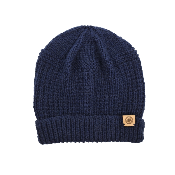 Knitted Beanie (Navy)