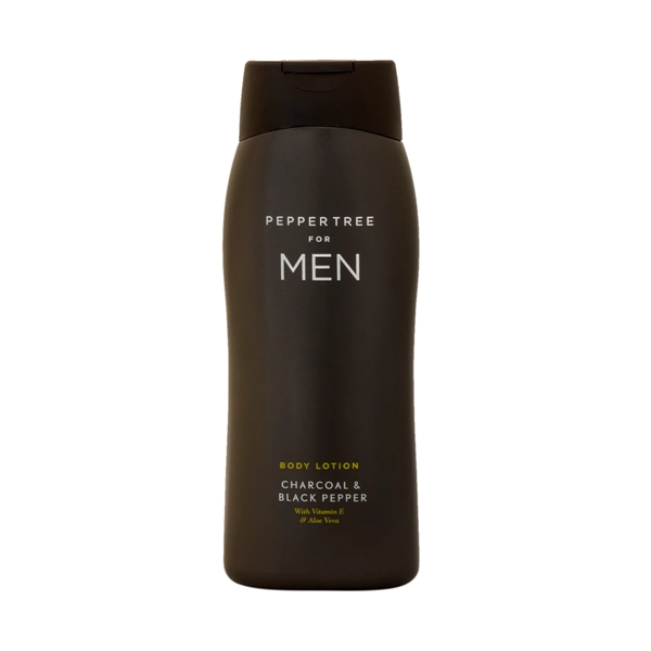 Mens Charcoal & Black Pepper Body Lotion (400ml)