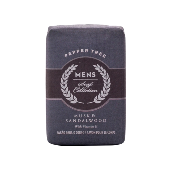 Mens Musk & Sandalwood Body Soap (150g)