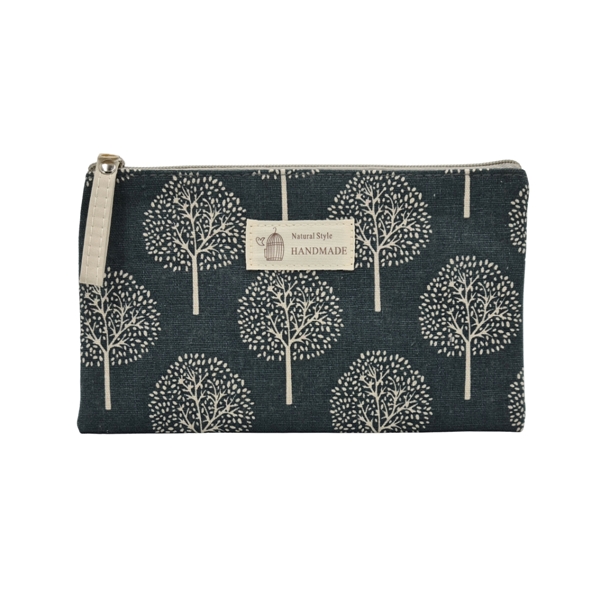 Cosmetic Bag with a tree print